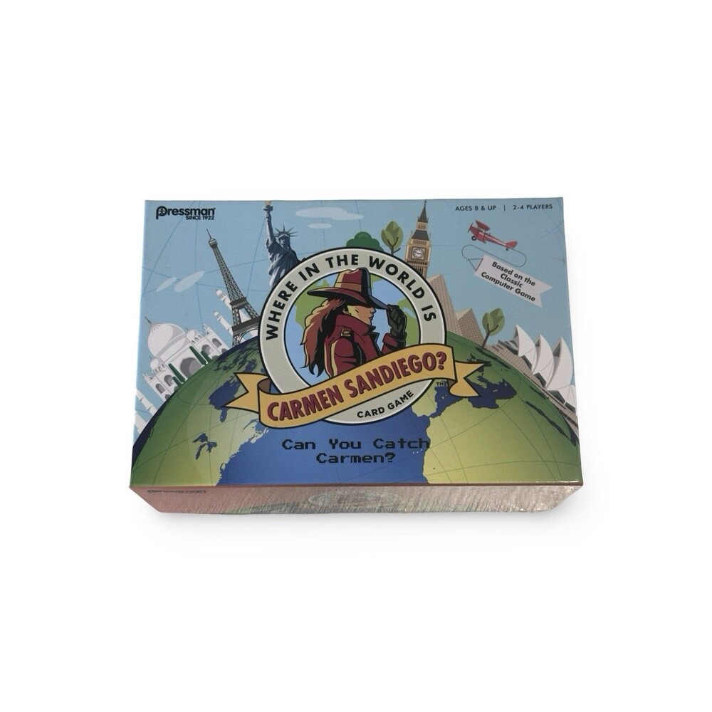 Where in the World is Carmen Sandiego Card Game | Pressman 2017 | Ages 8+